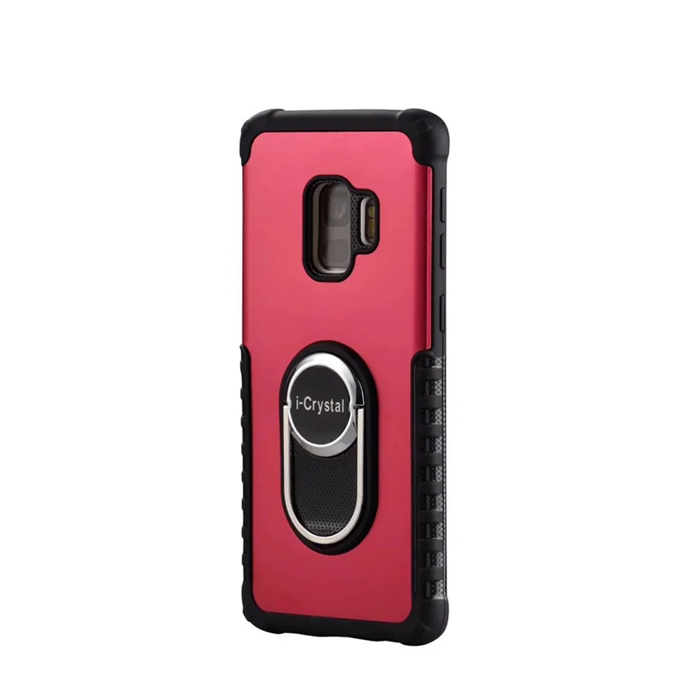 

Luxury Shockproof Armor Case For Samsung Galaxy S9 Plus S10 Note 9 8 S8 Ring Holder Stand Magnet Back Covers Samsung S9Plus Case