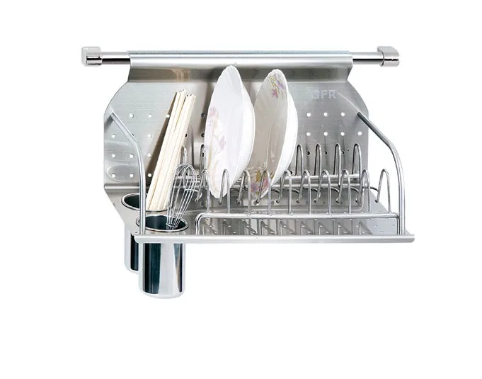 

Steel Wall Mounted Hanging Dish Drying Rack With Chopsticks Holder, Stainless steel original