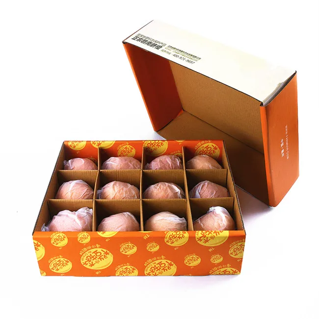 High Quality Cardboard Paper Fruit Packaging Carton Avocado Box With Print Custom Design