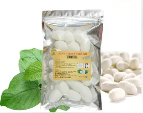 

Women Natural Silkworm Cocoon Facial Face Cleanser Balls Beauty Tool, White