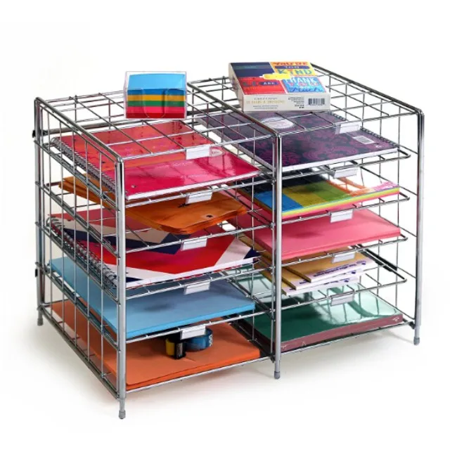 Stackable 10 Slots A4 A5 File Organizer Rack - Buy Stackable 10 Slot ...