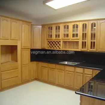 China Kitchen Model Unfinished Maple Cabinets With Black Granite