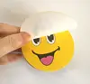 Lovely smiling face round sticky notes,colorful adhesive round sticky notes