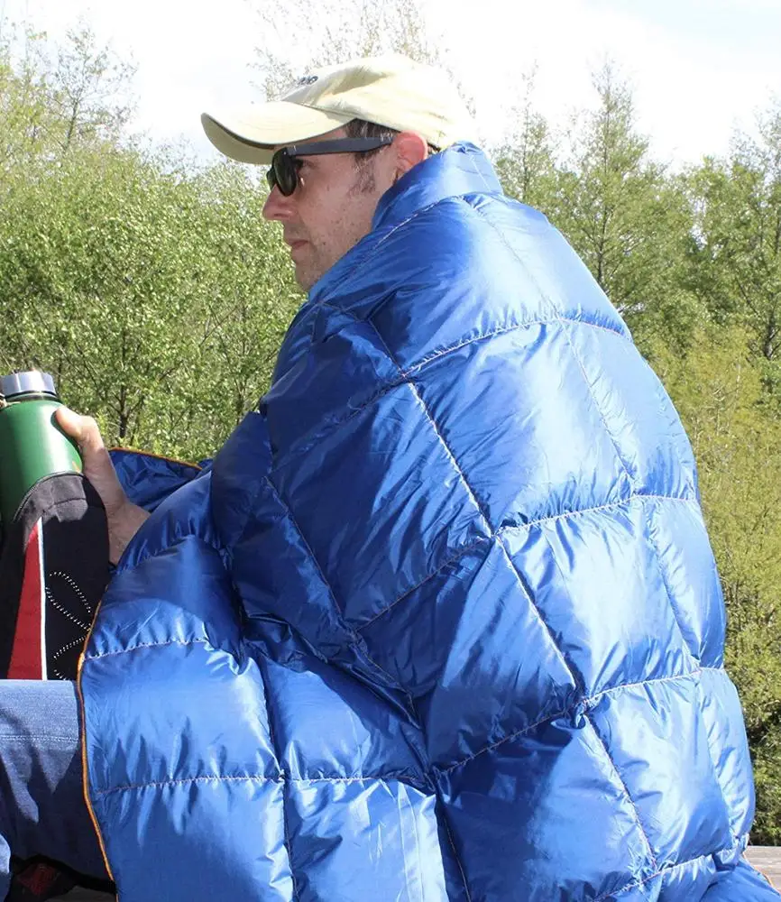 Woqi Camping Hiking Travel Blanket Outdoor Lightweight Packable Down