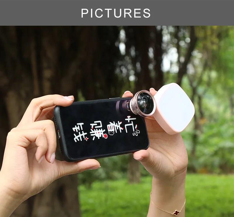 Universal Smartphone rk27 selfie flash led light with Camera Lens clip for mobile phone Mini LED Selfie Ring Light