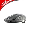 Fast Delivery Portable Both Hands Wireless Mouse 2.4ghz Optical Black With USB Driver