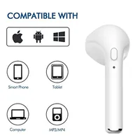 

Free Sample i7s TWS Twins bluetooth Wireless Earbuds V4.2 Stereo earphone twins Earpieces with Charge Box Charger Case