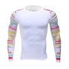 2019 New Add Muscle Compression Tight T-shirts Long Sleeve Printed On Both Sides Of MMA Rashguard Base Layer Weights Wear