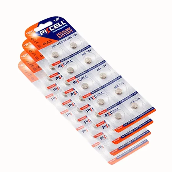 Pkcell 18mah 1.5v Alkaline Button Cell Batteries Ag4 377a 377 Lr626 177