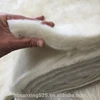 100% sheep wool wadding, natural white color