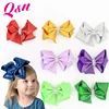 hair accessory mix colors glitter ribbon rhinestone decoration guangzhou boutique hair jojo bows