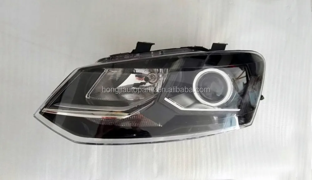 Led Head Lamp Light With Lens For Vw Polo 6ru941016 / 6ru941015 - Buy ...