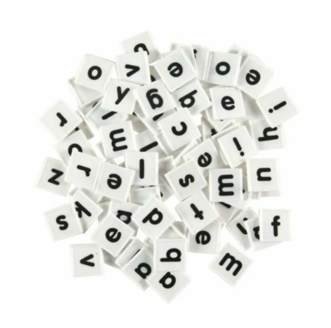 176 Plastic Letter Tiles Spelling Manipulative Gift for Loved Ones