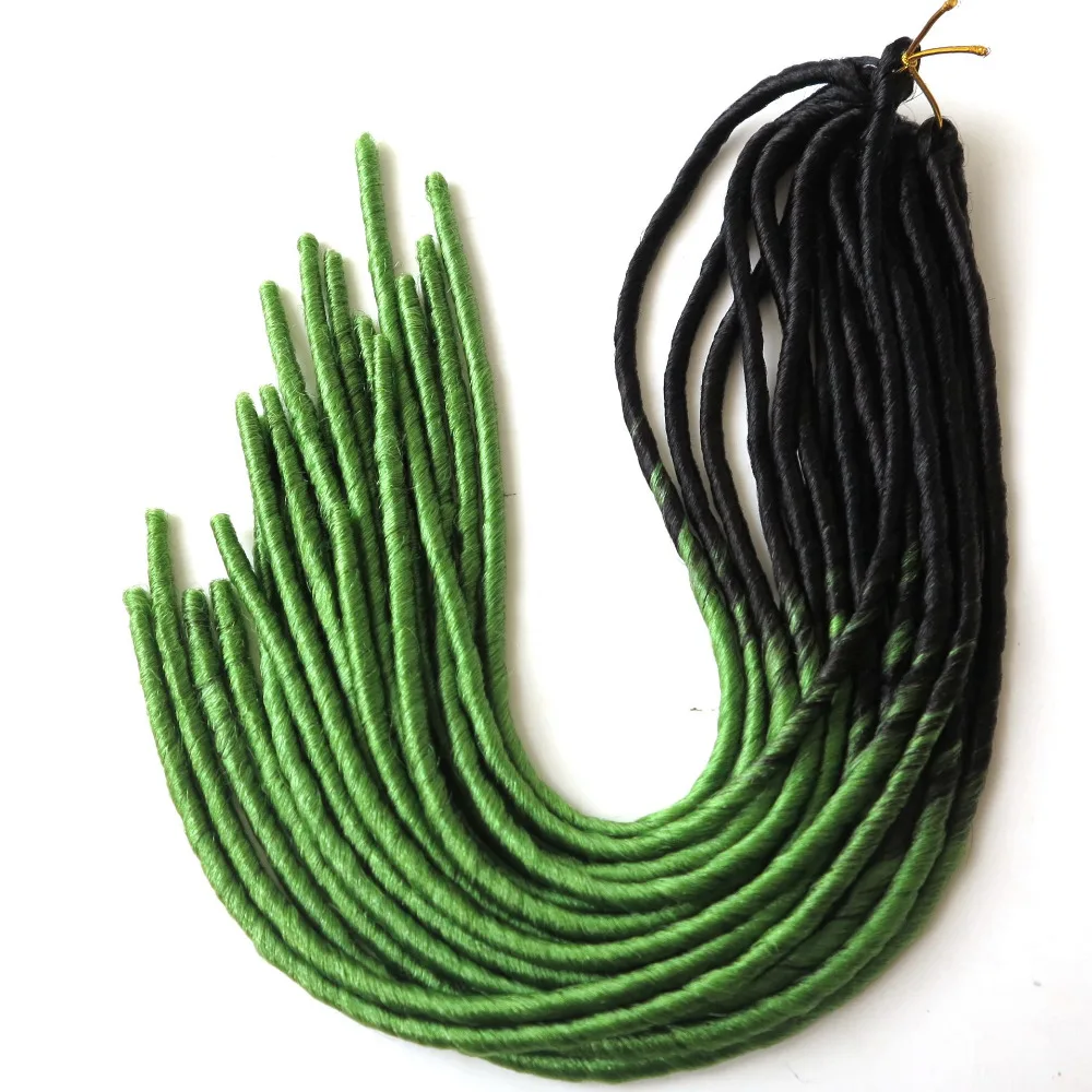 

FREE SHIPPING 10packs/lot 20 95g 20strands ombre color synthetic soft dreadlocks extension + 1pc crochet needle as free gift, Ombre color and single color