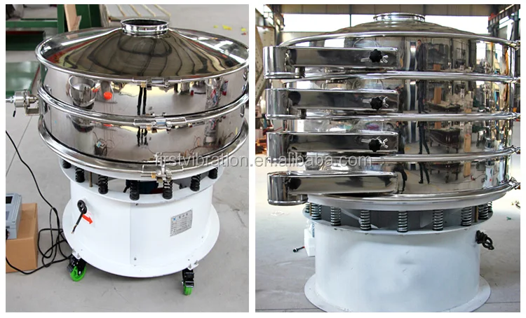 Ultrasonic vibration screen machine for sugar powder sieving