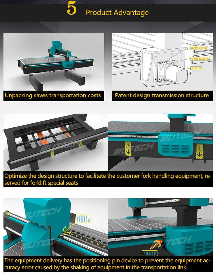 Factory supply CNC router engraver machine CNC 1325 CNC router machine price