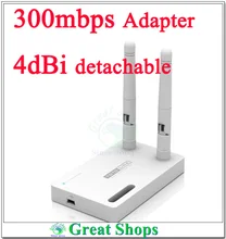 totolink N300ua 300Mbps 300M Wireless USB WiFi Wi-Fi Adapter usb wifi network card 4dbi External Antenna detachable