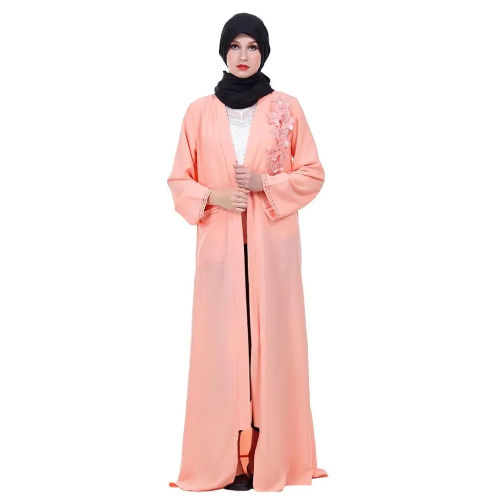 

Zakiyyah Z180505 Fashion 2018 latest new model islamic clothing dubai open abaya in China for ladies, As pictures show