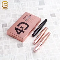 

QIBEST Unique Romantic Waterproof Silk 4D Fiber Eyelash Extensions Eye Lash Coating Mascara With Lashes