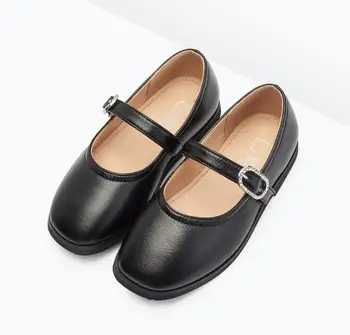 Best Quality Comfortable Leather Black Kids Girl Dress School Shoes ...