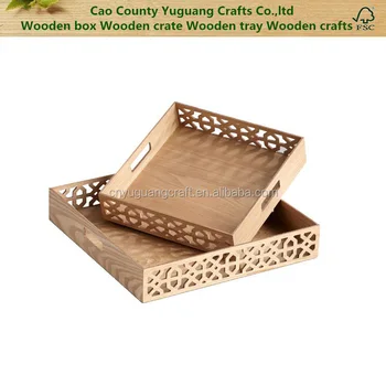 decorative wood tray