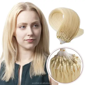 Sexy Image Blonde Micro Ring Hair Extension For White Women Buy
