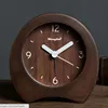2017 new design Nightlight Wood Alarm Clock with Silent table Snooze beech as a gift