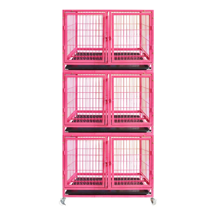 

diy stackable modular dog crates on wheels for small medium dog 170108