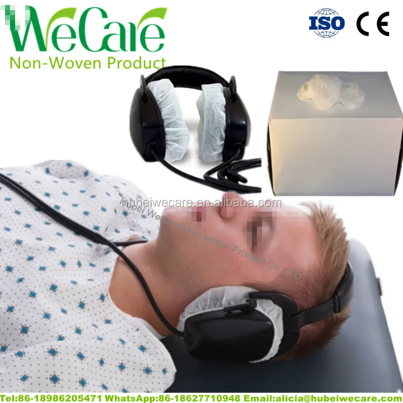 

2018 HOT Disposable blue stretchable covers for headphone, N/a