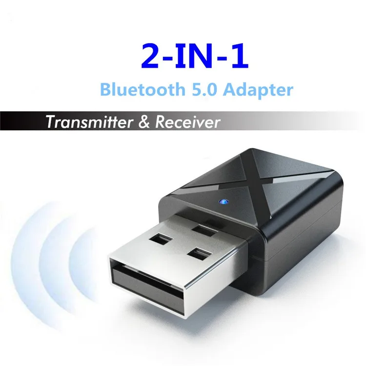 Flat Quickly Annotate Adaptor wireless transmitator audio, technologie BT 5.0 - Mini USB stereo  AUX de 3,5 mm, pentru masini, PC sau TV- Phuture® - eMAG.ro