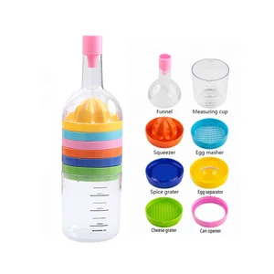Image of Popular New Type 8 In 1 Multi Function Plastic Fruits Vegetables Egg Slicer Kitchen Bottle Tool