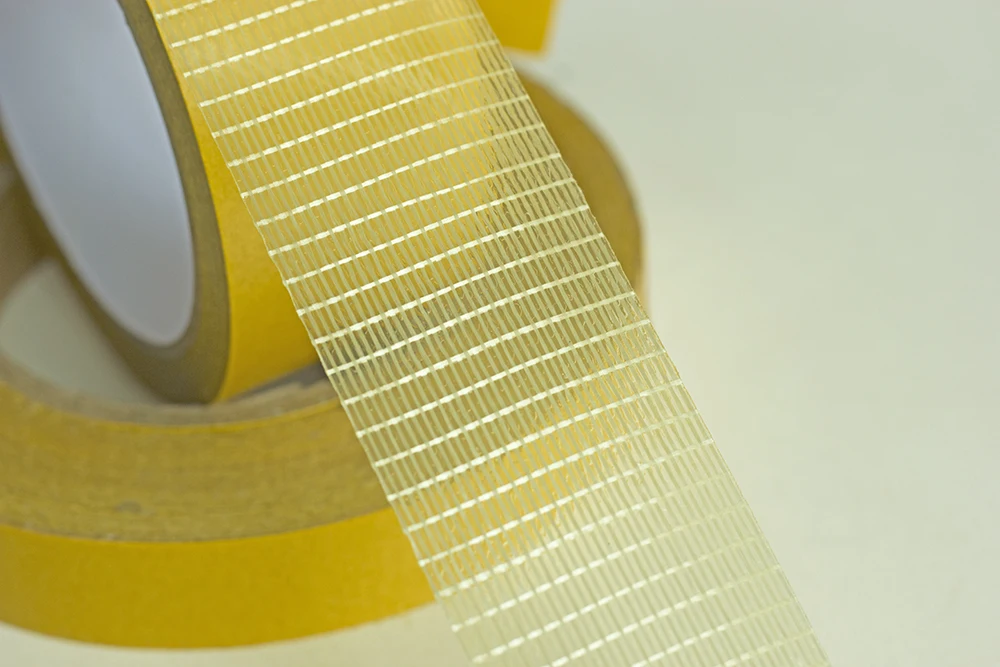 High Tensile Strength Self Adhesive Double Sided Fiber Mesh Tape - Buy ...