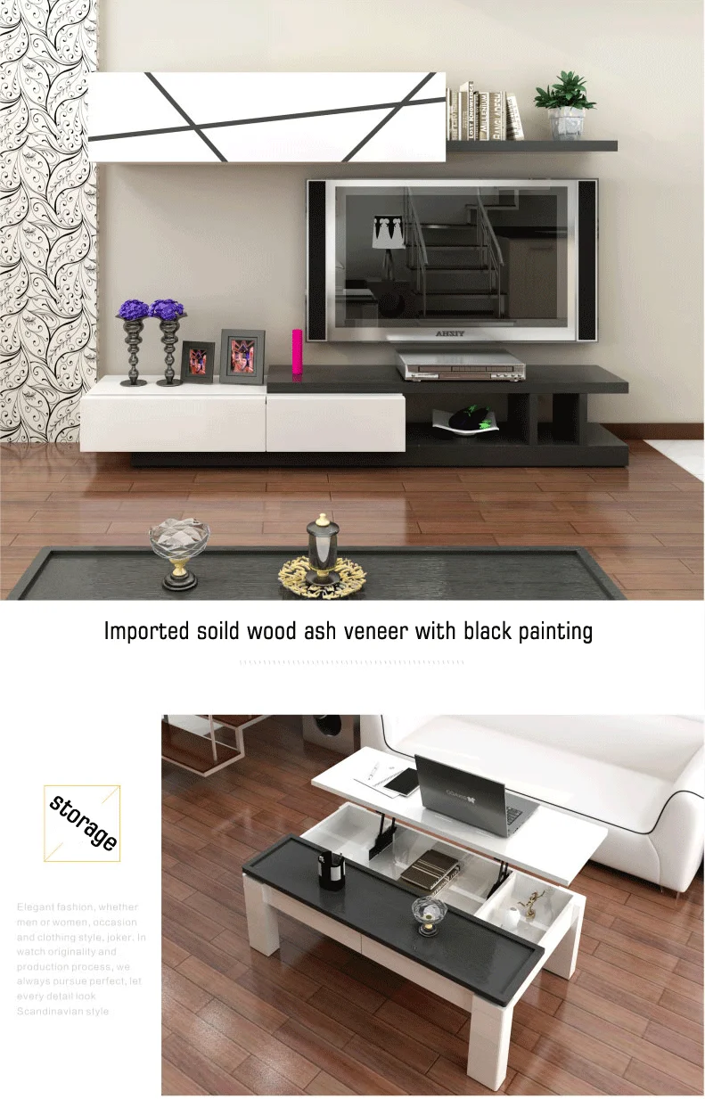 New Model Wooden Lcd Led Tv Showcase Living Room Furniture