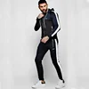 New Arrival Training Colour Block Skinny Mens Poly Tracksuit