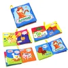 Baby's First Non-Toxic Soft Cloth Book Set- Crinkle,Colorful - (Friction with a rustling Sound)