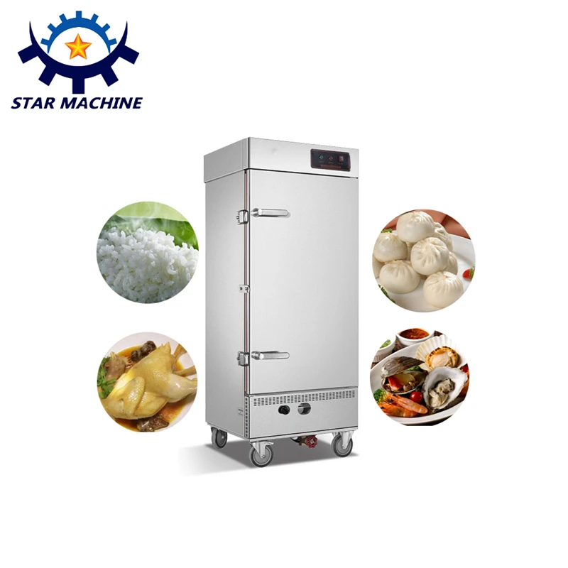 

Power-saving gas rice steamer and gas food steamer