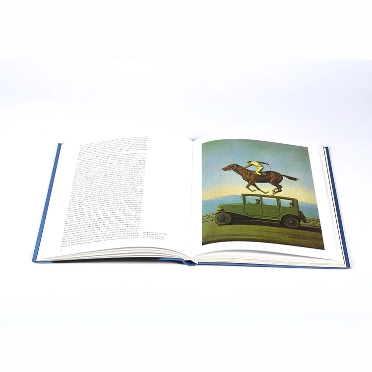 Factory price printing custom art paper colorful hardcover book