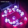 TOPREX DECOR Halloween decoration set Mini cold white skull Led Copper wire string lights