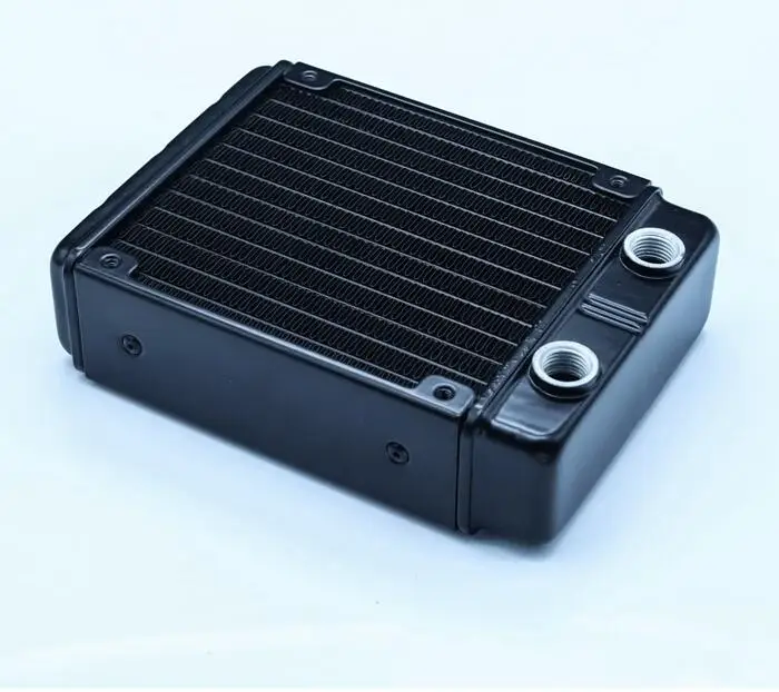 

Double row 120mm aluminum flat tube cpu radiator