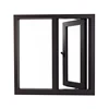 Double panel single open powder coating aluminium casement window