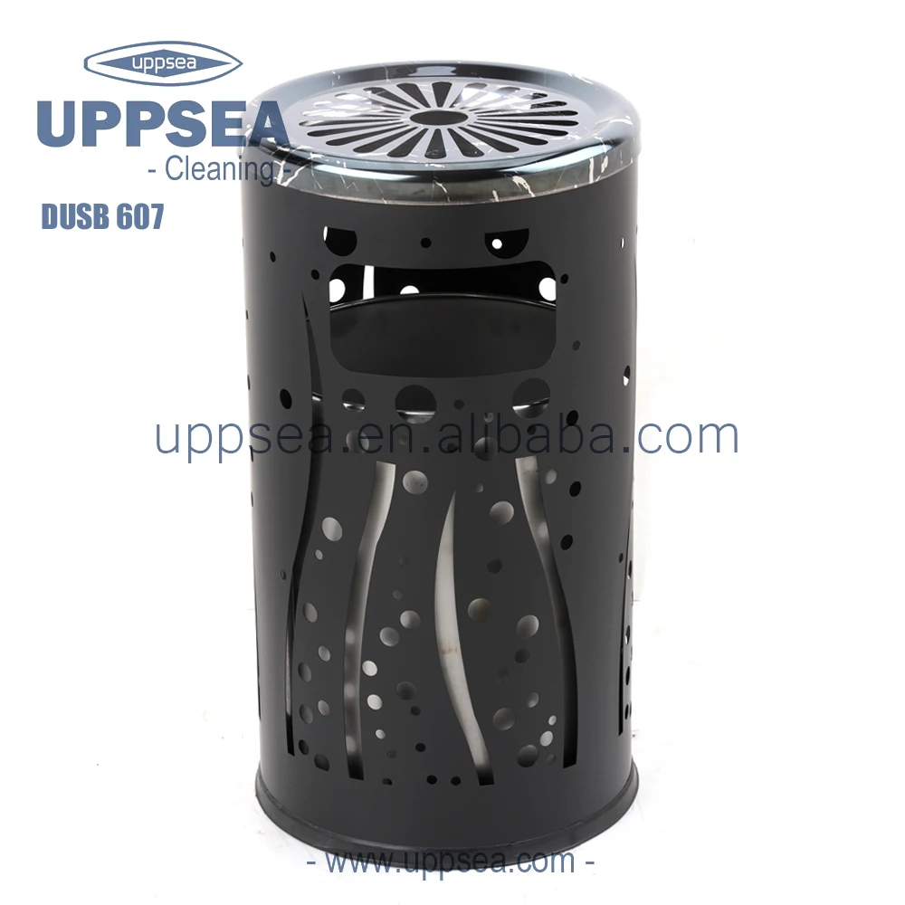 Premium 35l Stainless Steel Push Open Garbage Can/trash Can/dustbin/waste Can Buy Classic