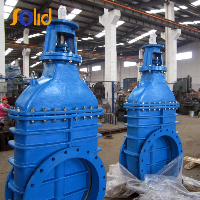 Din/en High Quality Dn50-dn1200 Big Large Size Rising Stem Gate Valve ...