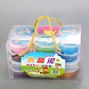Attractive style personalized transparent extendable kid diy colorful crystal slime