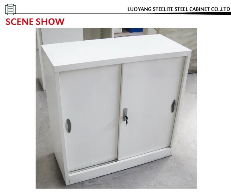 Malaysia Used Office Furniture Half Height Steel Sliding Door Malaysia Used Office Furniture Half Height Steel Sliding Door Cupboard With 1 Adjule Shelf