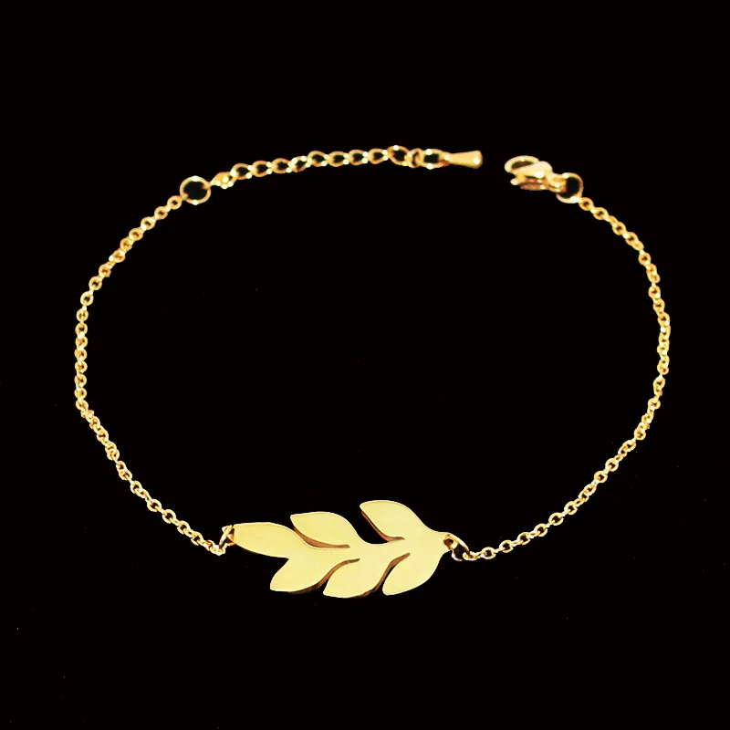 thin gold chain bracelet