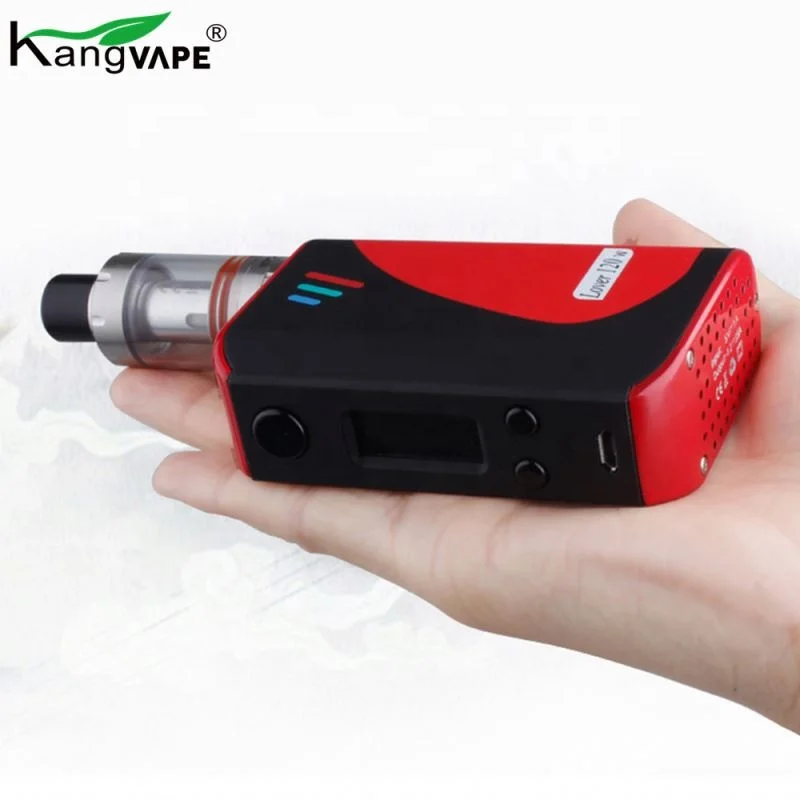 

Vape Mods 2018 Kangvape 120W Lover TC 120W Lighter Kit Electronic Cigarette Smoking from factory/Glass Pipes Smoking Weed, Black/red;white/red