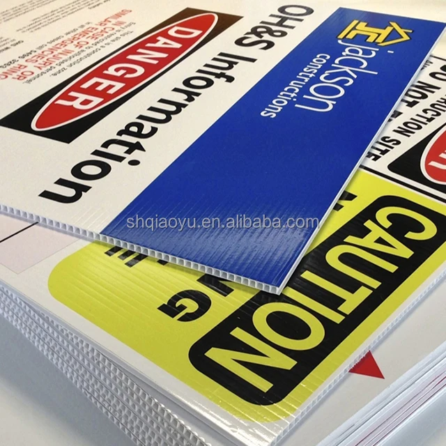 
Factory Price Wholesale Custom Logo Printed 4x8 Coroplast Sheet Sign For Yard 