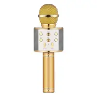 

Wireless Bluetooth Karaoke Microphone Speakers Portable Handheld Microphone WS858 For KTV Singing