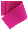 cheap price Foldable soft waterproof 108 keys silicone bluetooth wireless keyboard