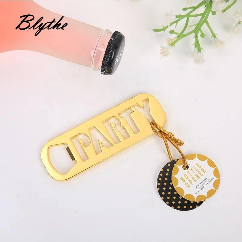 

Wholesale Love custom words gold silver plating wedding favors custom metal cheers bottle opener, Custom color